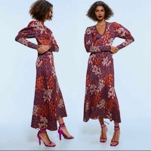 🌎 ZARA Jacquard Sweater Dress